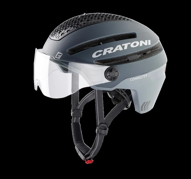 Cratoni Fahrradhelm Commuter (Pedelec) grau matt, Gr. S/M (54-58cm)