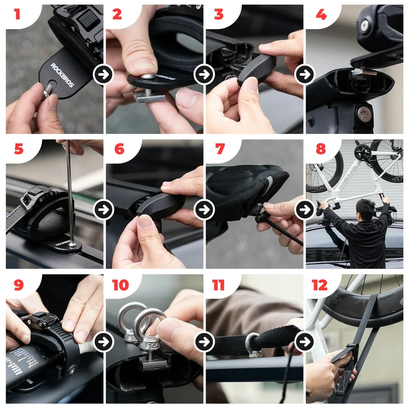Fahrradträger Umgekehrte Dachträger für das Auto