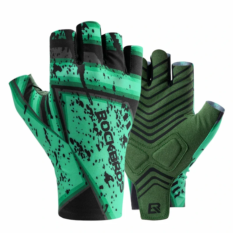 Fahrradhandschuhe Herren, Sommer Radhandschuhe Halbfinger