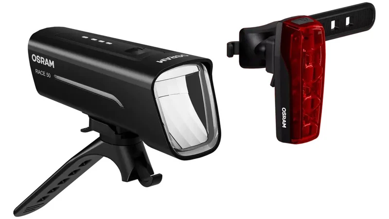 OSRAM Akkuleuchten-Set "LEDs Bike Race 50"