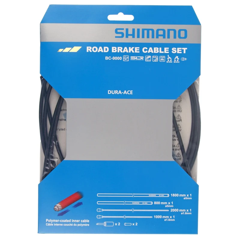 Shimano Dura-Ace Road Polymer Coated Inners Bike Brake Inner & Outer Cable Set