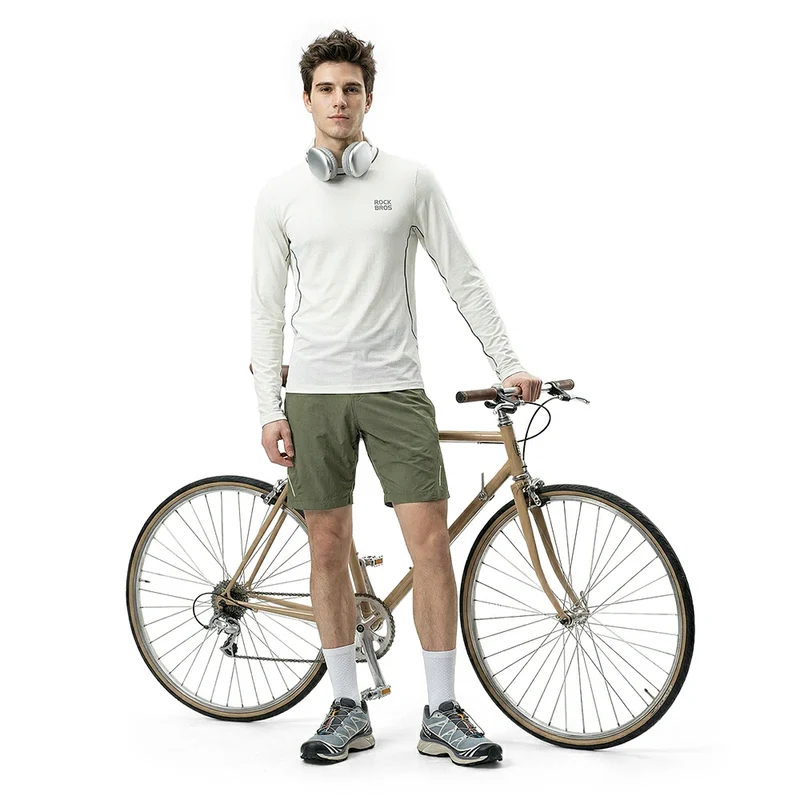 Herren Sommer Shorts Army Grün