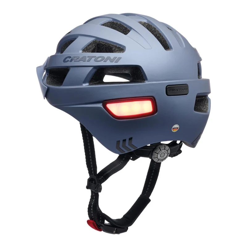 Cratoni blau metallic matt, Fahrradhelm Cratoni Velo-X (City)
