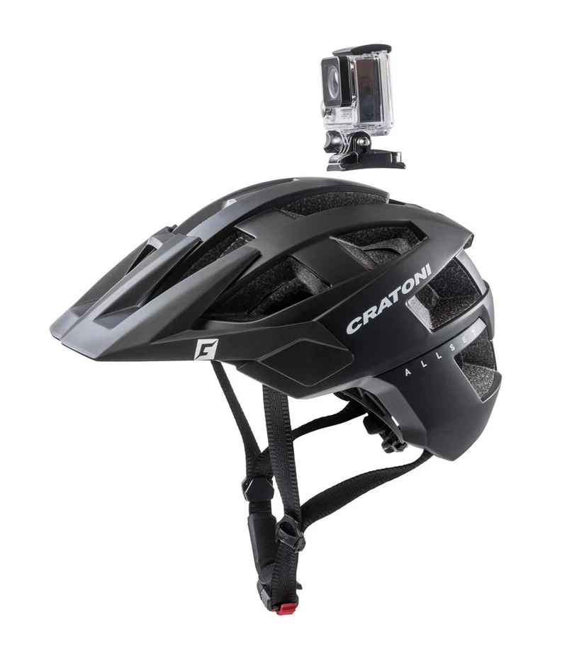 Cratoni Fahrradhelm AllSet (MTB) schwarz matt