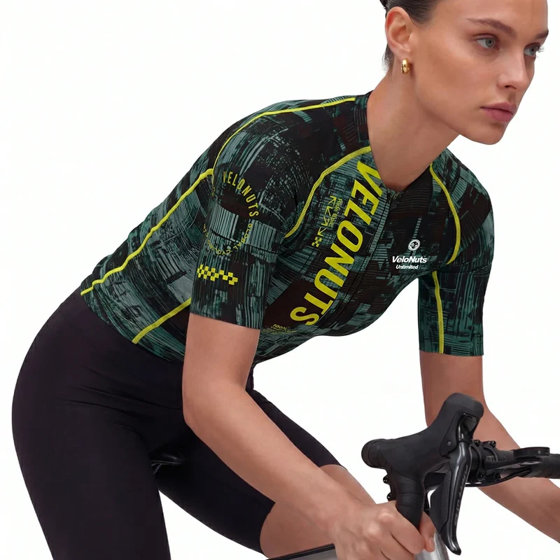 Velonuts Ultra Short Damen Radtrikot Kurzarm Grün
