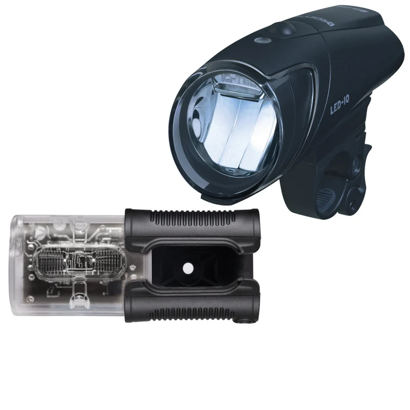 Busch & Müller IXON IQ Premium & IXBACK senso Beleuchtungsset 80 Lux