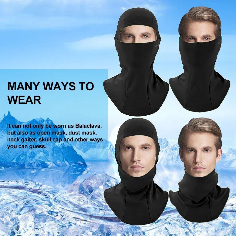 ROCKBROS Winter Set: Sturmhaube & Fahrradhandschuhe Touchscreen