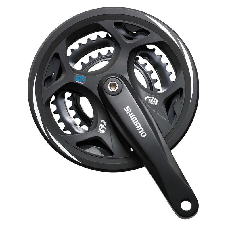 Shimano Altus M311 42/32/22T 170mm 7 Speed Bike Triple Chainset with Chainguard