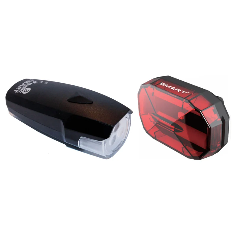 Smart Polaris and Diamond 3 LED Front & Rear Bike Light Set