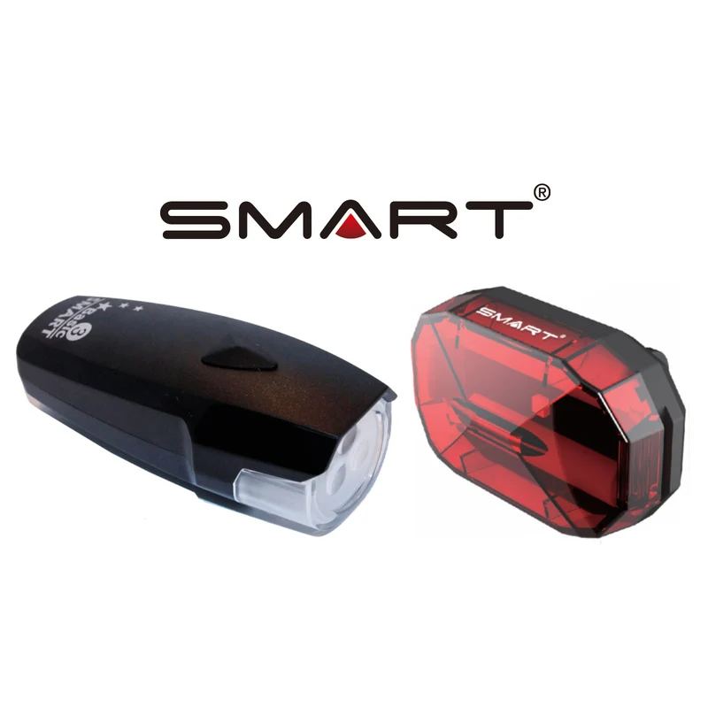Smart Polaris and Diamond 3 LED Front & Rear Bike Light Set