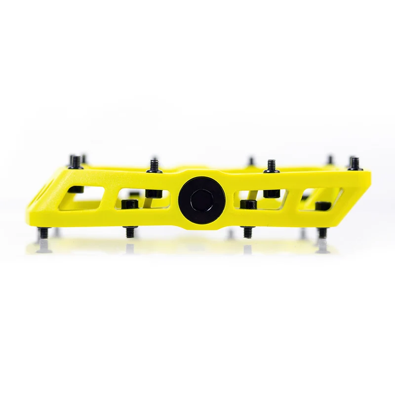 Gusset Slim Jim Nylon 9/16 Inch Platform Bike Pedals Neon Lime