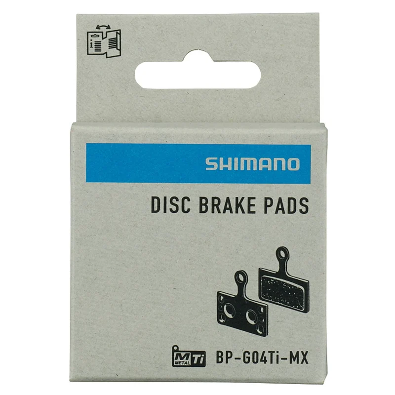 Shimano G04Ti Sintered Titanium Backed Disc Bike Brake Pads XTR XT SLX Alfine