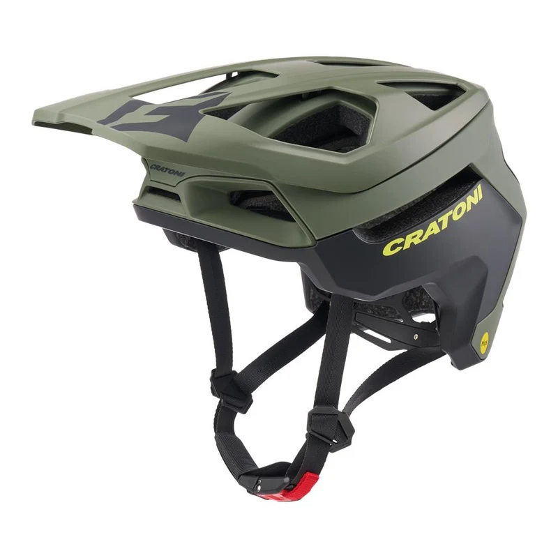 Cratoni olive matt Fahrradhelm Cratoni MadFlex MIPS RECCO