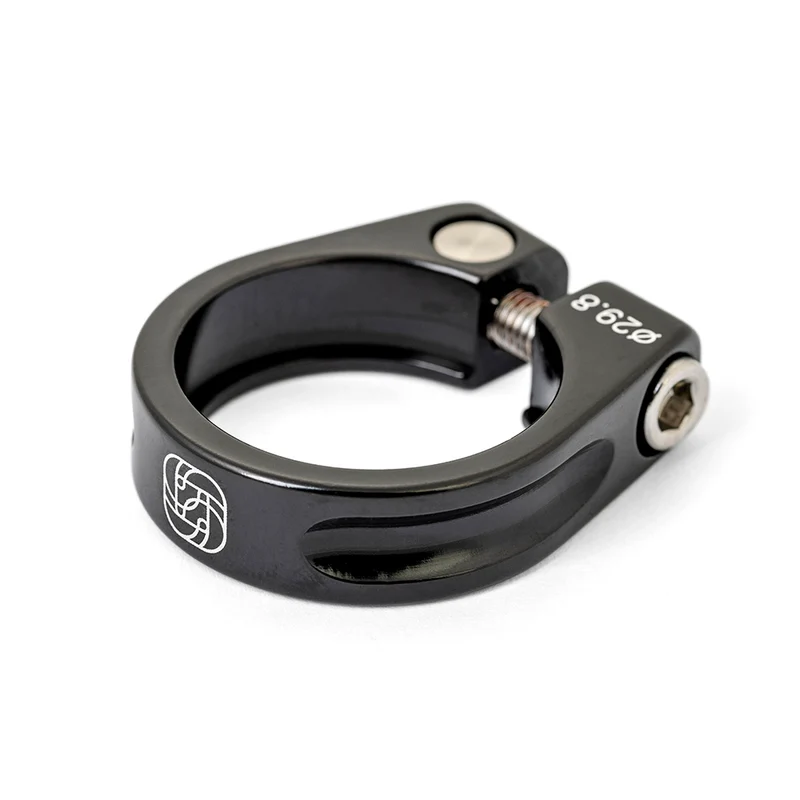 Gusset Clench Black 28.6mm Bike Seat Clamp