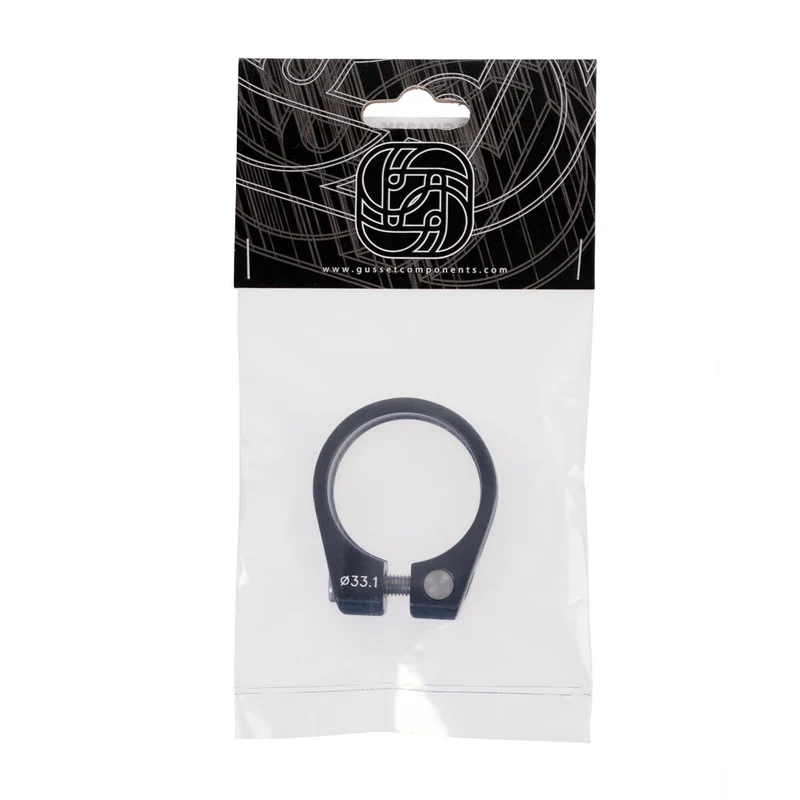 Gusset Clench Black 28.6mm Bike Seat Clamp