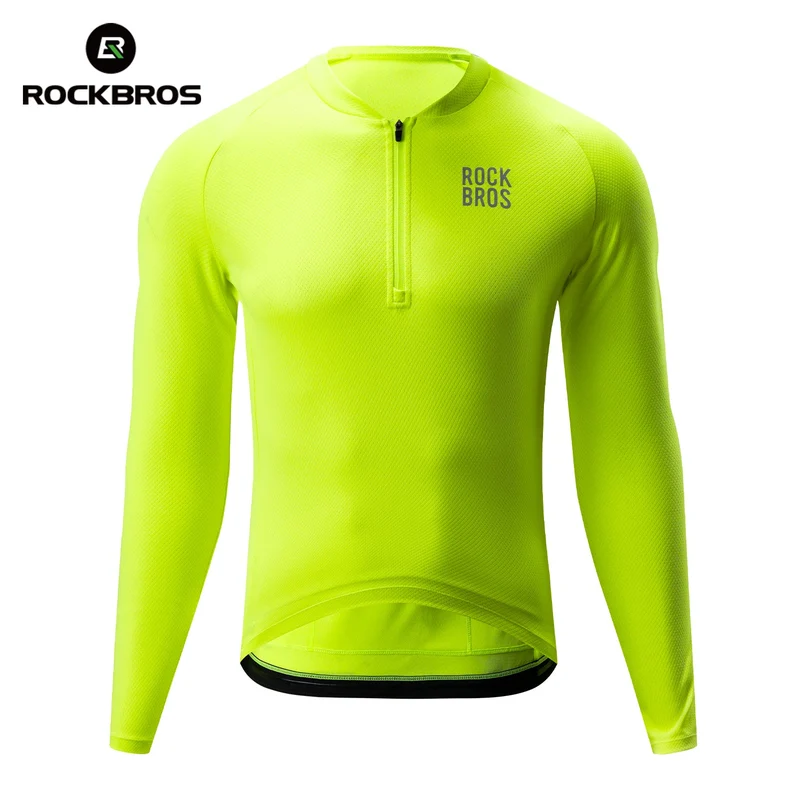 Fahrradtrikot Langarm mit kurzem Frontreißverschluss - Modell YDCX011