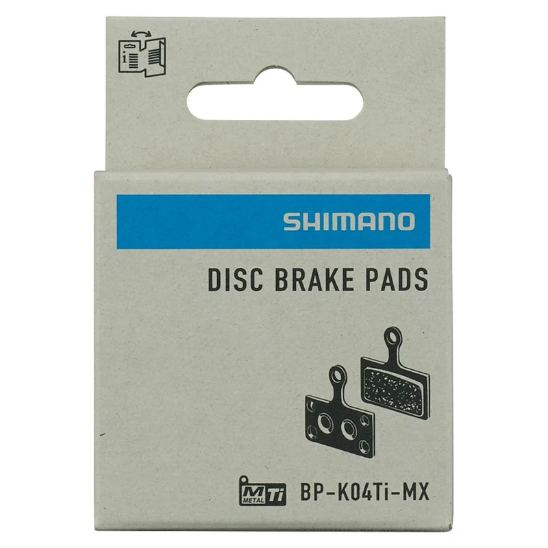 Shimano K04Ti Sintered Titanium Backed Disc Bike Brake Pads XTR XT SLX Dura Ace Ultegra 105 Tiagra GRX