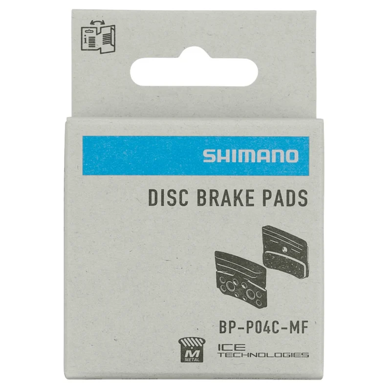 Shimano P04C Sintered Alloy/Stainless Backed With Cooling Fins Disc Bike Brake Pads XTR