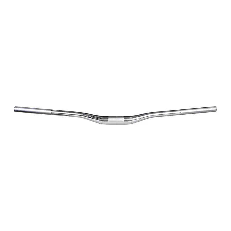 Gusset S2 Riser Handlebar Silver 35mm Clamp