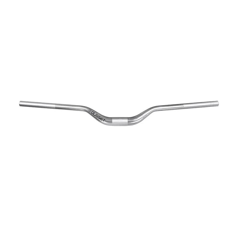 Gusset S2 Riser Handlebar Silver 35mm Clamp