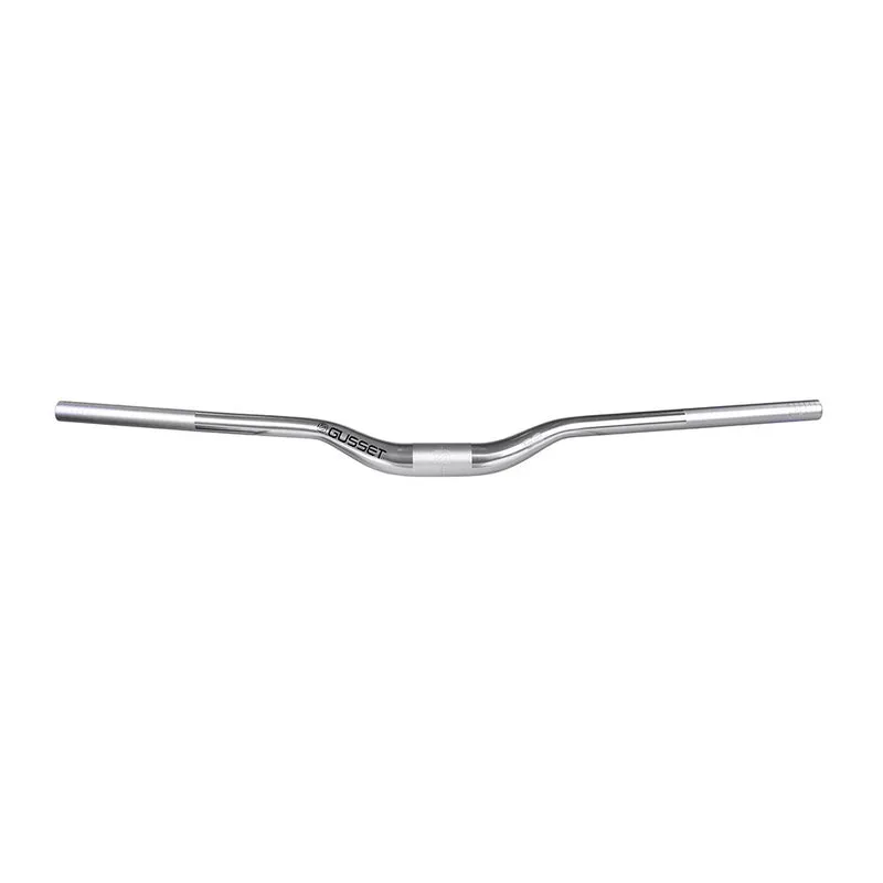 Gusset S2 Riser Handlebar Silver 35mm Clamp