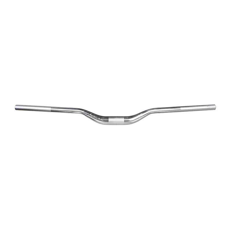 Gusset S2 Riser Handlebar Silver 35mm Clamp