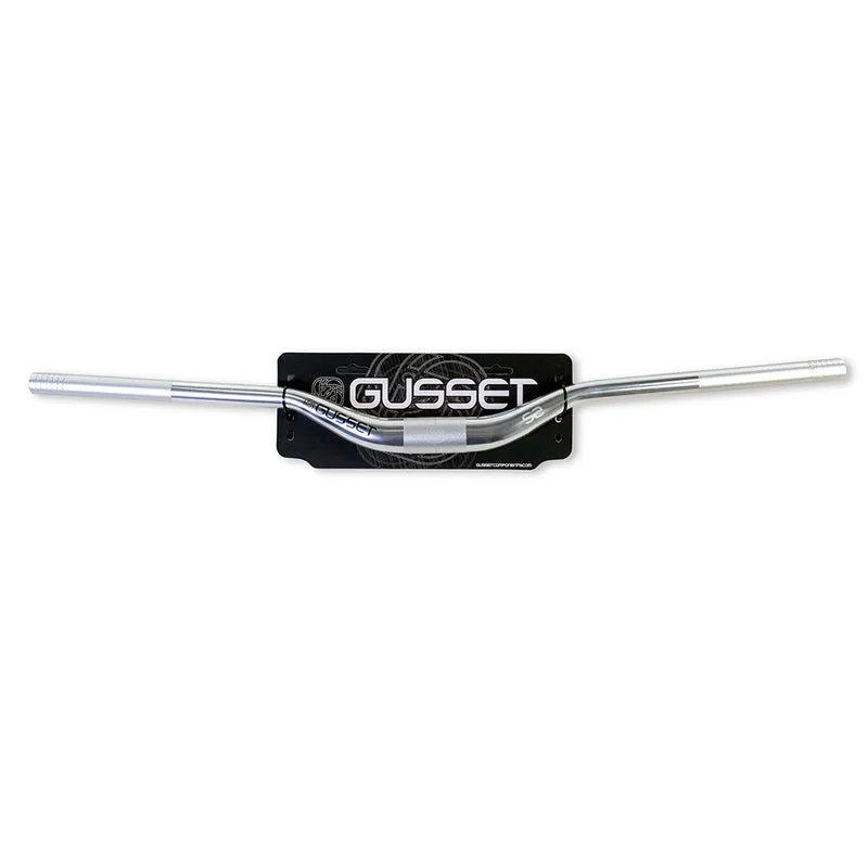 Gusset S2 Riser Handlebar Silver 35mm Clamp
