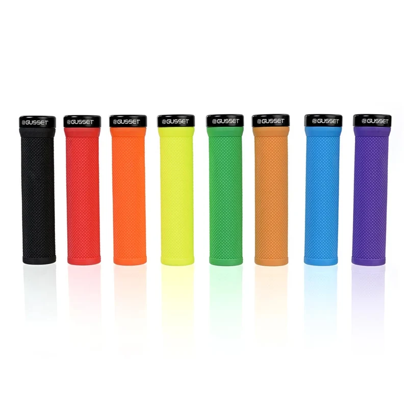 Gusset Single File Lock-On Bike Handlebar Grips