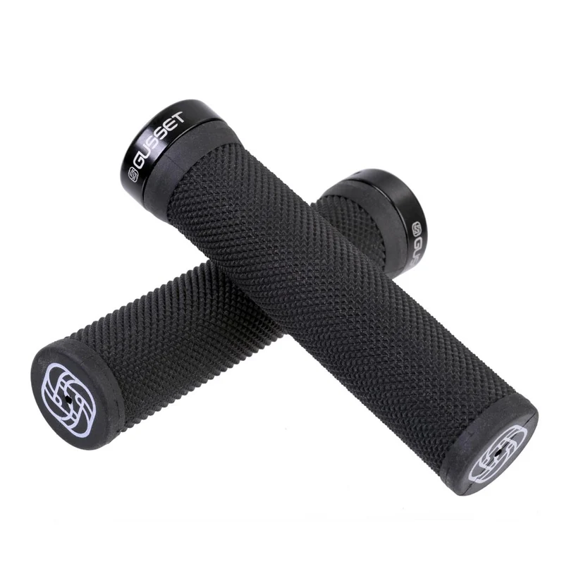 Gusset Single File Lock-On Extra Soft Bike Handlebar Grips