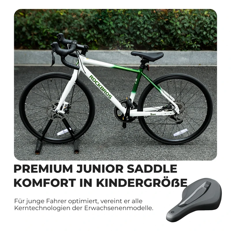 Kinder Fahrradsattel, Stoßdämpfend und Wasserdicht