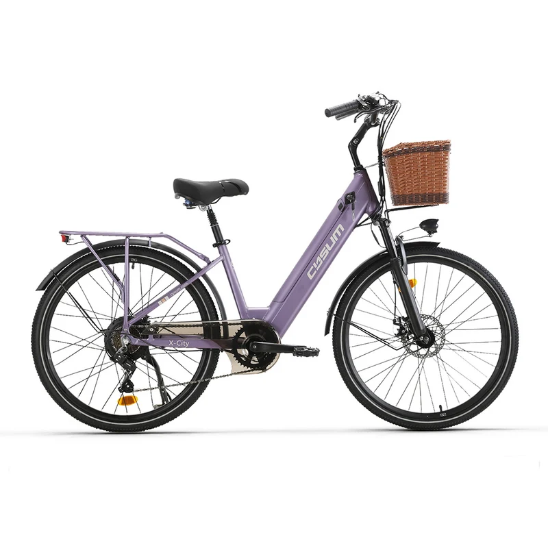 CYSUM X-City E-Bike X-city 26" 250W 48V Commuter Electric Bike with 10.4Ah Battery, 25km/h EU Compliant City Commuter Electric Bicycle