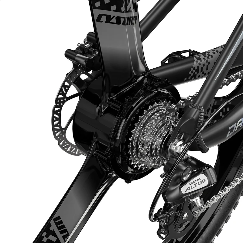 CYSUM Mountain Electric Bike 48V 500W, Speedy 29"（M520) Adult Off-Road E-bike with 48V 15Ah LG Battery High Speed City Electric Bicycle