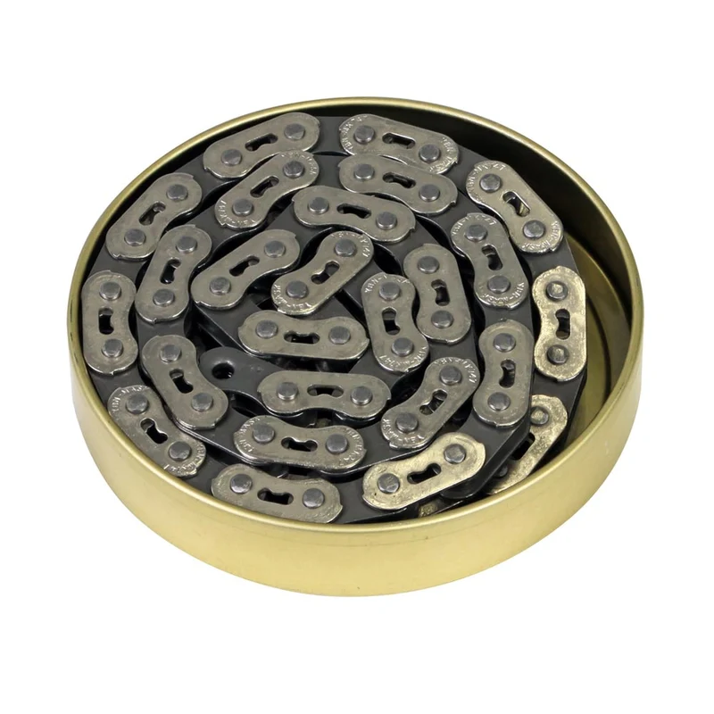 Gusset MX Singlespeed Bike Chain - Chrome/Grey