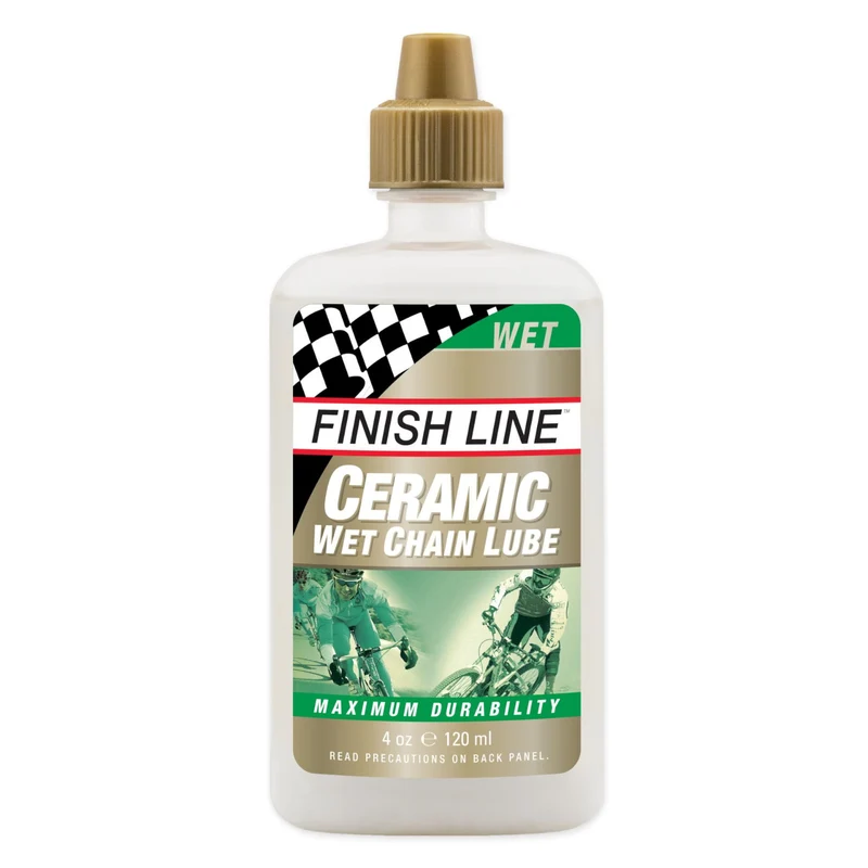 Finish Line Ceramic Wet Bike Chain Lube 4 oz / 120 ml