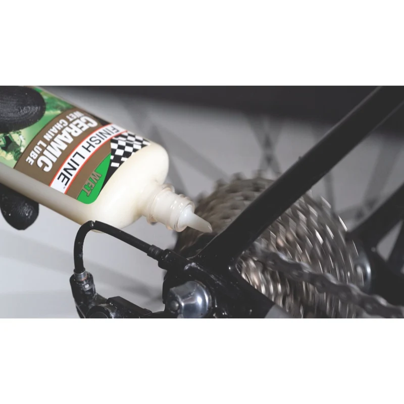 Finish Line Ceramic Wet Bike Chain Lube 4 oz / 120 ml