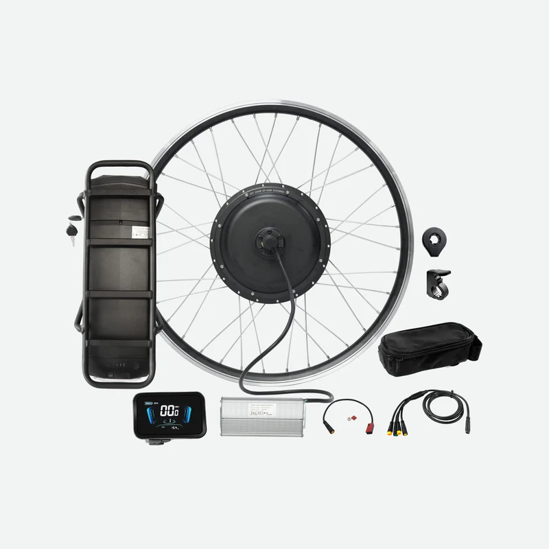 eSoulbike™ 48V 1500W High Power Waterproof Rear Hub Ebike Conversion Kit