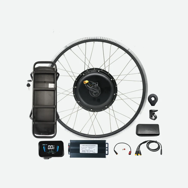 eSoulbike™ 48V 1000W Gearless Rear Hub Wheel Ebike Conversion Kit