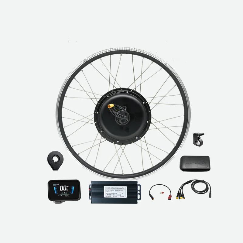 eSoulbike™ 48V 1000W Gearless Rear Hub Wheel Ebike Conversion Kit