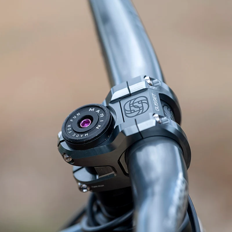 Gusset TS 35mm MJ Signature Grey Bike Stem