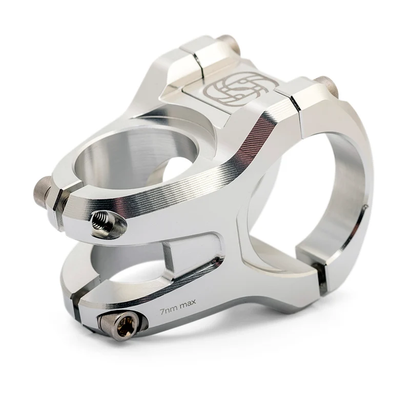Gusset TS 35mm Silver Bike Stem