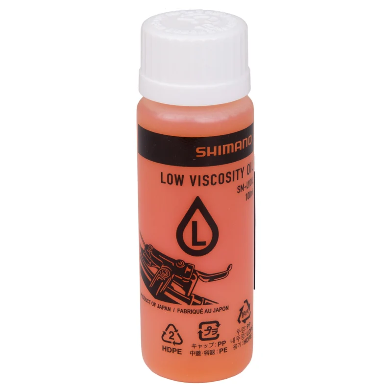 Shimano Low Viscosity Mineral Oil 100ml Yellow Disc Brake Fluid (XT and XTR Only)