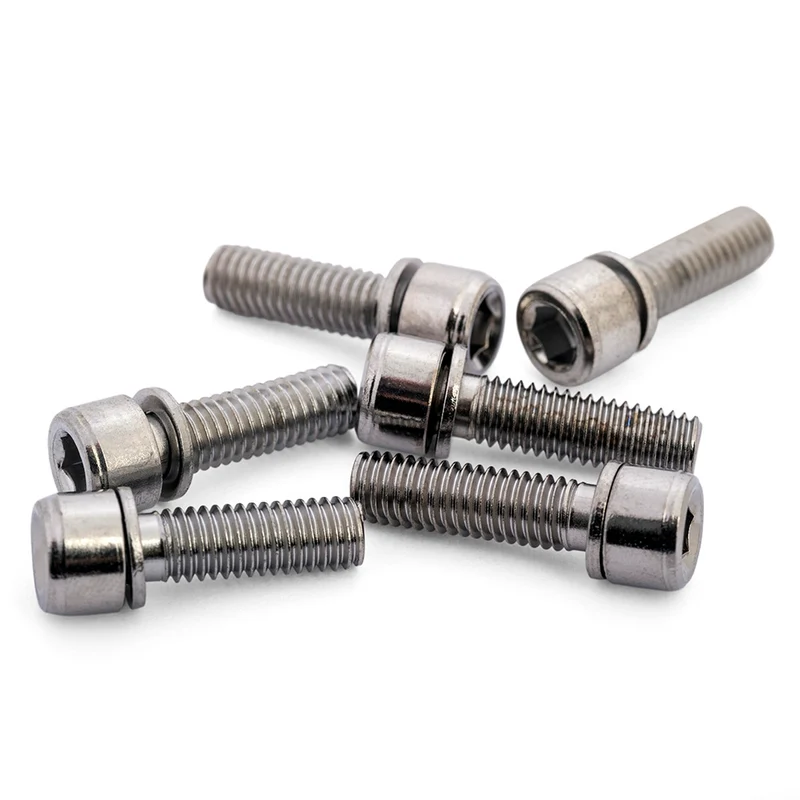 Gusset TS / S2 Stem Bolt Kit Silver