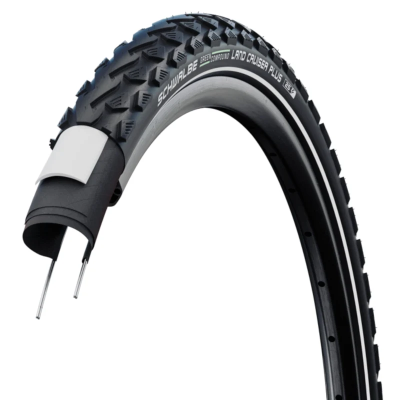 Schwalbe Land Cruiser PLUS 700 x 35c Green Compound PunctureGuard Bike Tyre