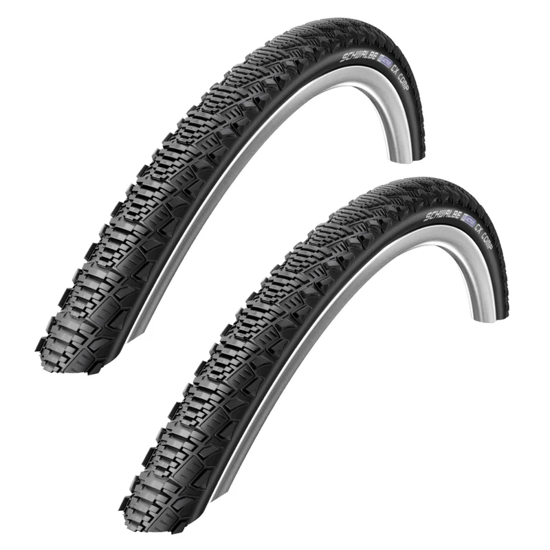 Schwalbe CX Comp 26 x 2.00" Tyres and Schrader Tubes