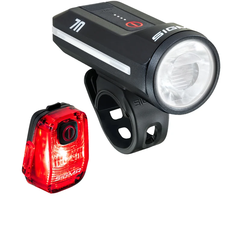 Sigma Aura 70 Beleuchtungsset mit Hiro 10 oder Hiro 30, 70 Lux StVZO