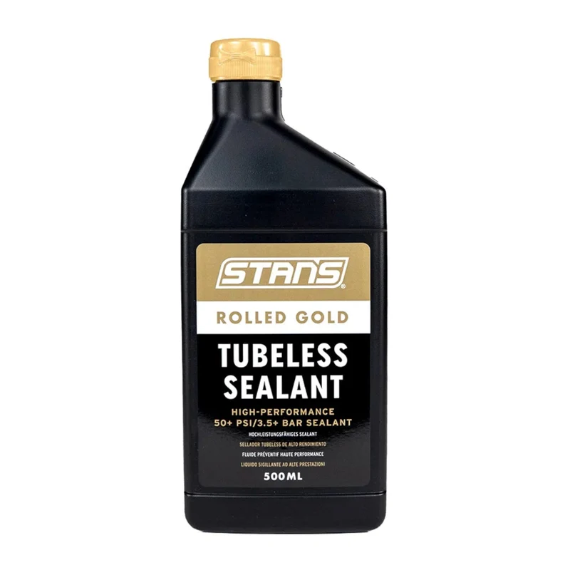 Stans NoTubes Rolled Gold Tubeless Tyre Sealant for Road and Gravel Bikes - 500ml Bottle