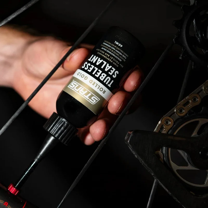 Stans NoTubes Rolled Gold Tubeless Tyre Sealant for Road and Gravel Bikes - 60ml Bottle
