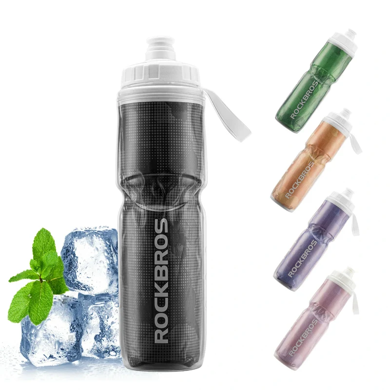 Fahrrad Trinkflasche 670ML Drückbare