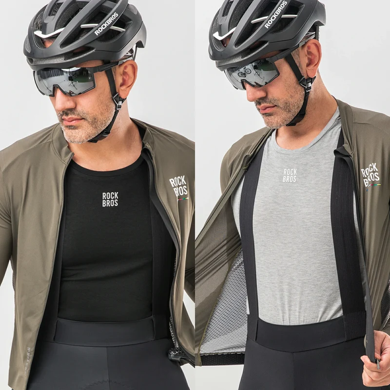 ROAD TO SKY Ärmelloses Merino Fahrrad Unterhemd, Wärmendes Funktionsshirt aus Merinowolle