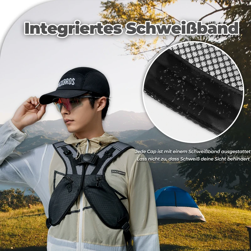 Fahrradkappe trocknend Outdoor Sport Caps UV Schutz Kappe